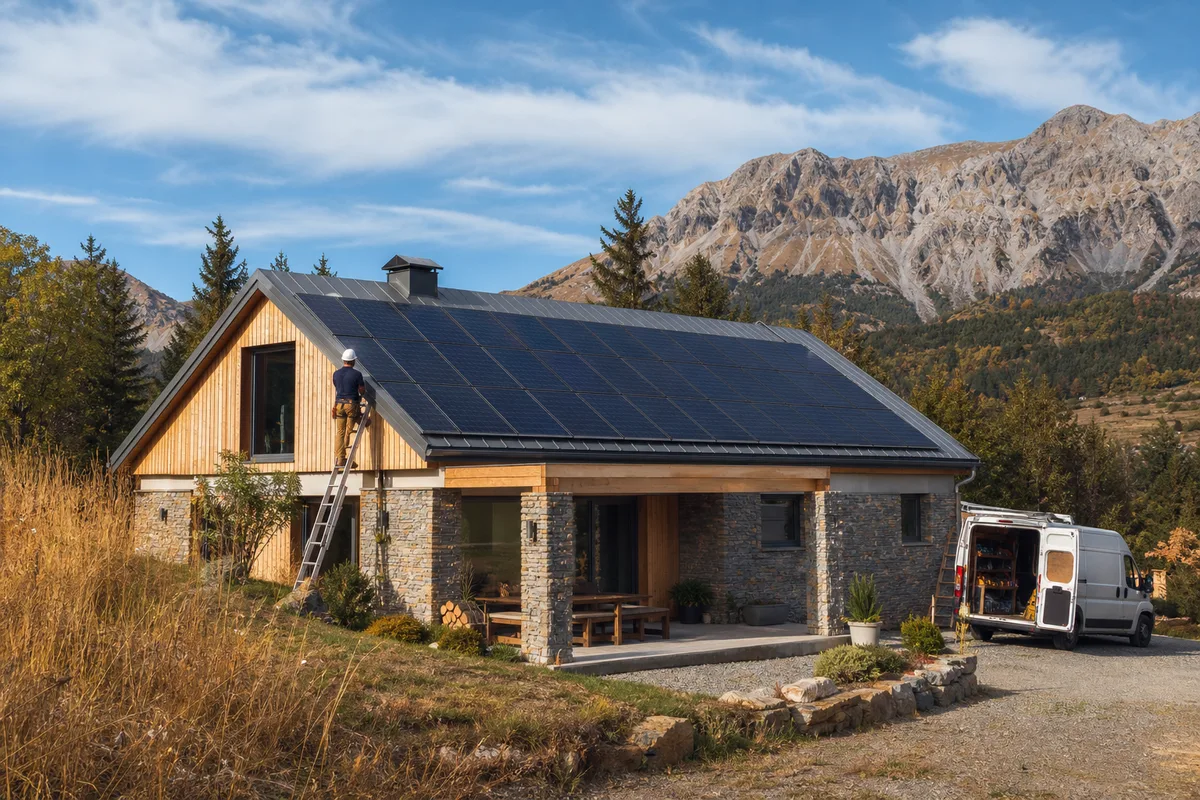 Panneau solaire Baratier (05200) : installation photovoltaïque