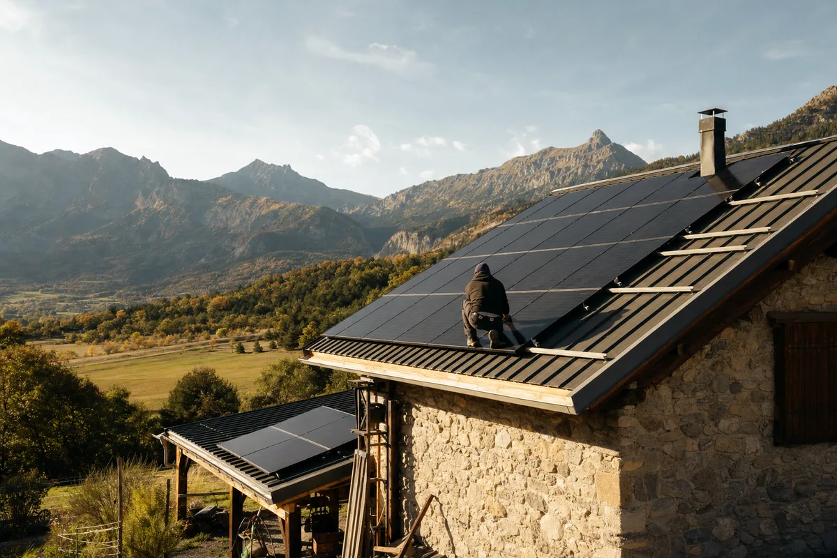Panneau solaire Saint-André-d'Embrun (05200) : installation photovoltaïque
